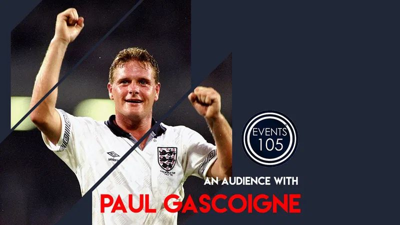 Gazza Unplugged: An Evening of Stories with Paul Gascoigne in Dunfermline