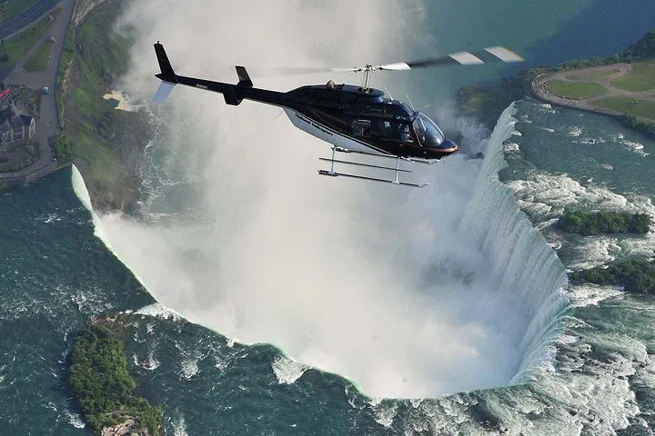 Elevate Romance: Private Niagara Falls Helicopter Flight with Sparkling Wine!