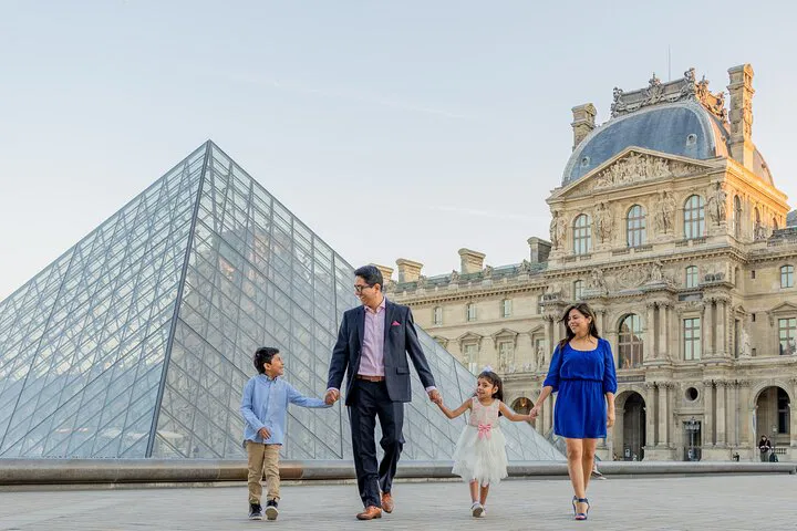 Capture Parisian Elegance: Private Photoshoot at the Louvre