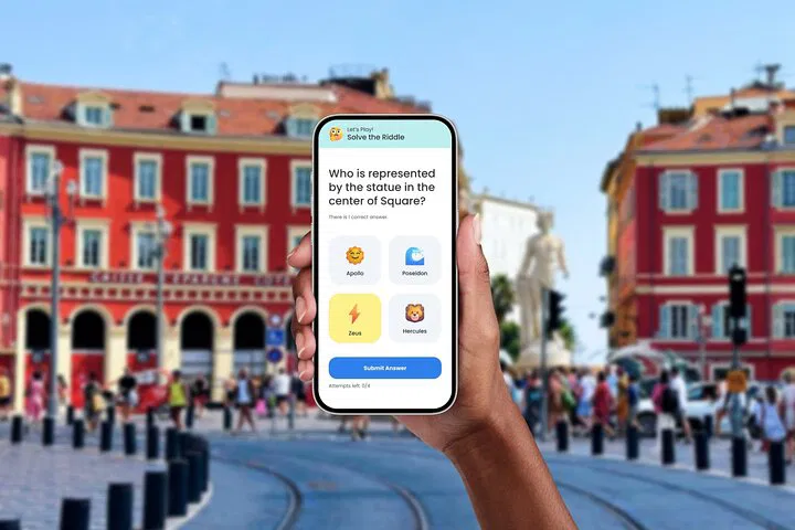 Nice City Exploration: Interactive Walking Tour Adventure!