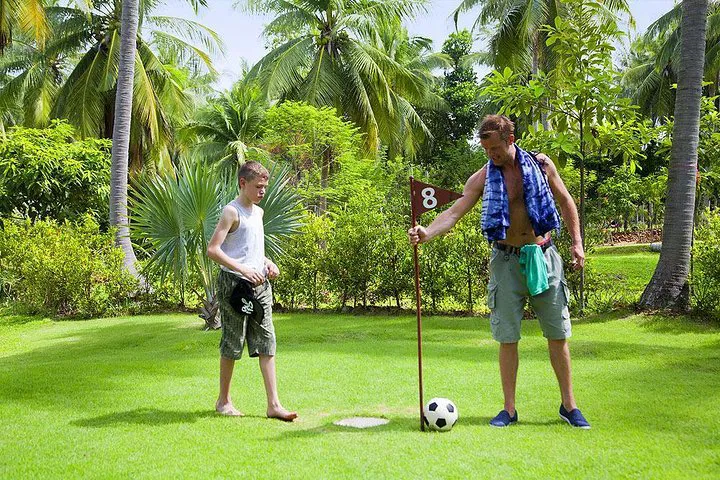 Tee Off Amidst Tropical Beauty: Koh Samui Footgolf Adventure!
