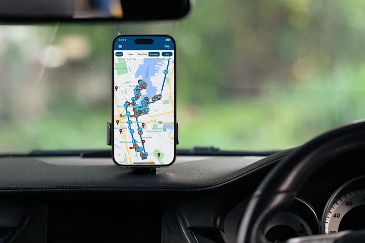 Baltimore's Historical Gems: A Self-Driving Audio Adventure