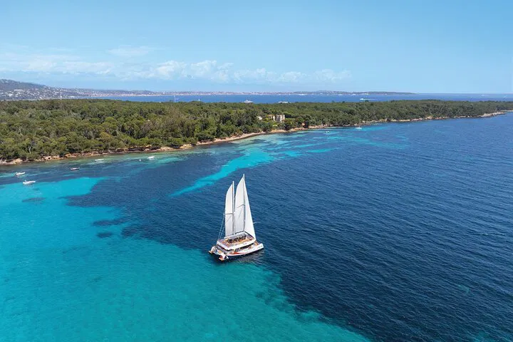 Lérins Islands Catamaran Day: Cruise, Dine & Unwind in French Riviera Paradise