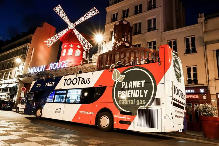 Paris Night Tootbus Tour: See City Lights & Top Sights