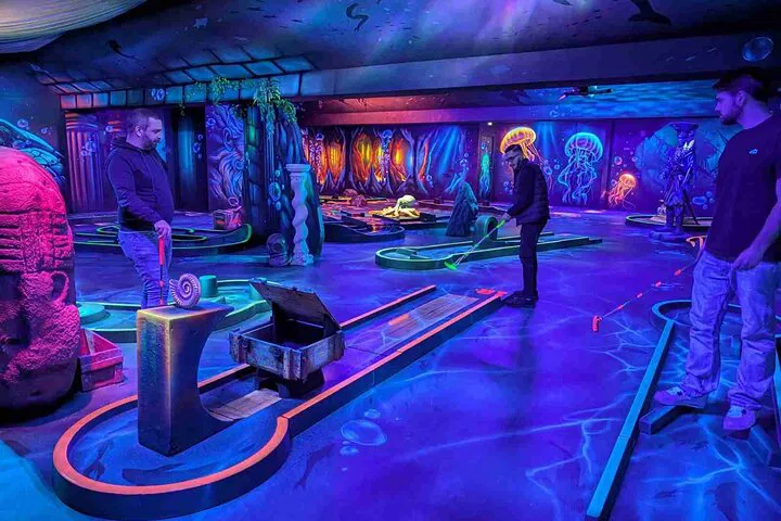 Paris: Fluorescent Mini Golf Under the Sea Adventure!