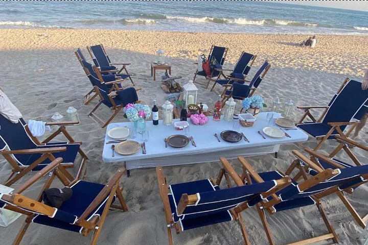 Unforgettable Luxury Bonfire & Picnic on Long Island's Town Line Beach!
