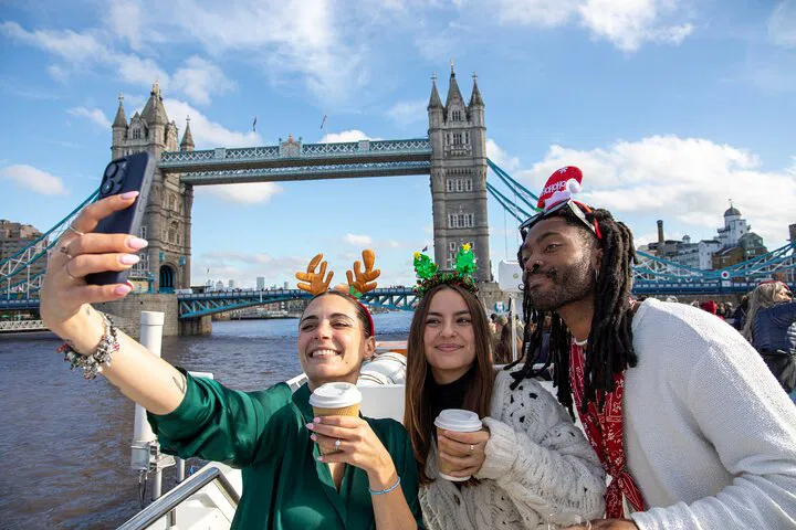 Festive Thames Christmas Sightseeing Cruise - London's Best Views!