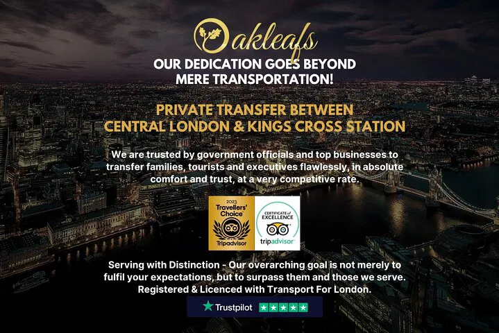Luxury Chauffeur Service: Kings Cross to Central London