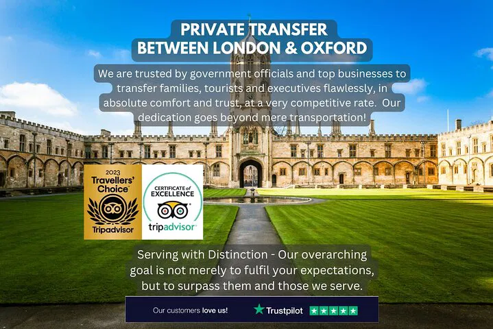 Stress-Free London-Oxford Transfers: Private, Personalized, and Punctual