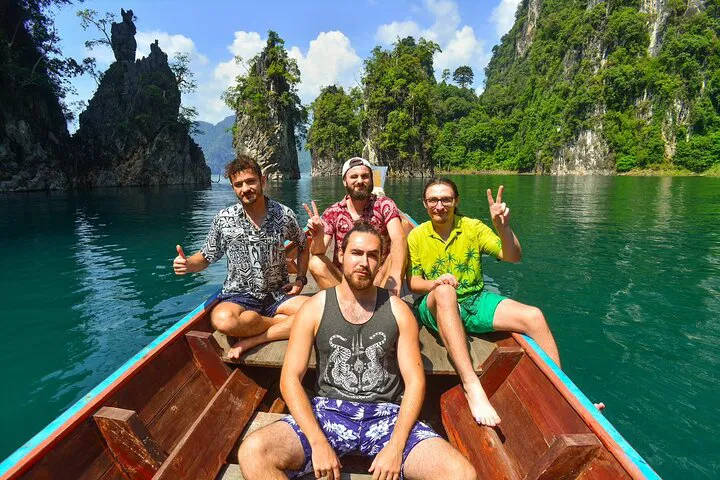 Cheow Lan Lake Adventure: Explore Thailand's Guilin with Cave Kayaking from Phuket!