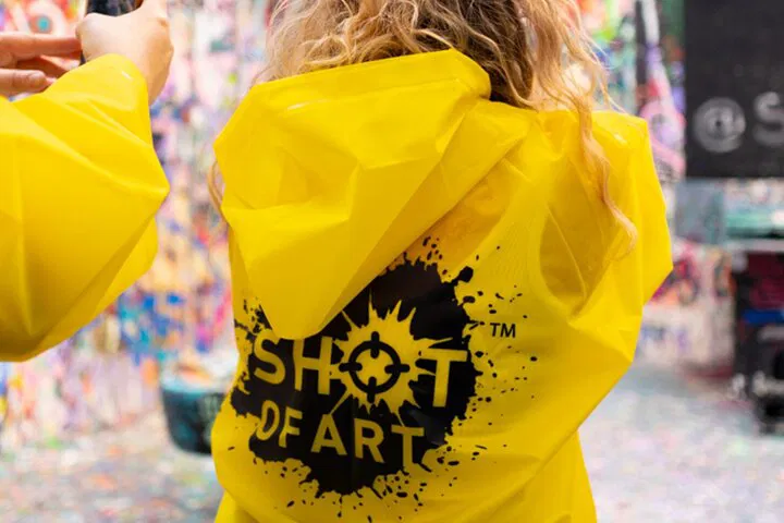 Paintball Spin Art Class: Unleash Creativity in LA!