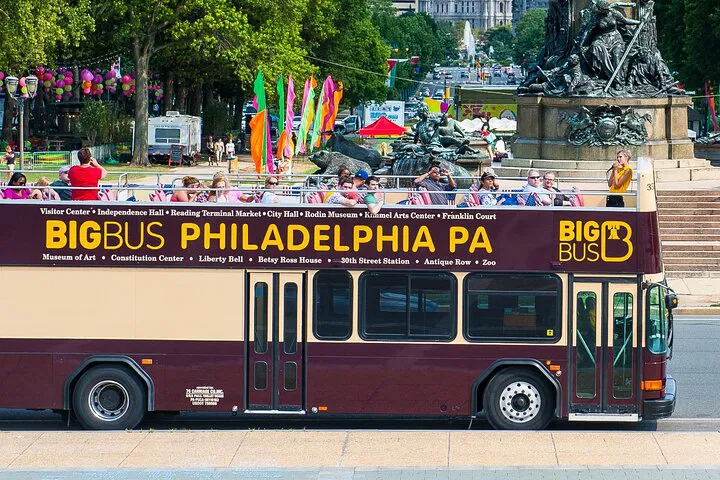 Philadelphia's Historical Landmarks: Hop-On, Hop-Off Double Decker Adventure!