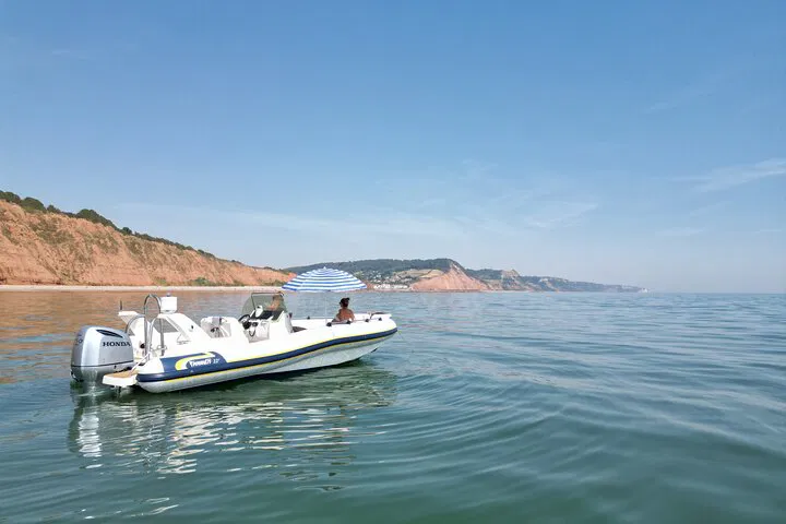 Exmouth: Private RIB Tour to Babbacombe Bay