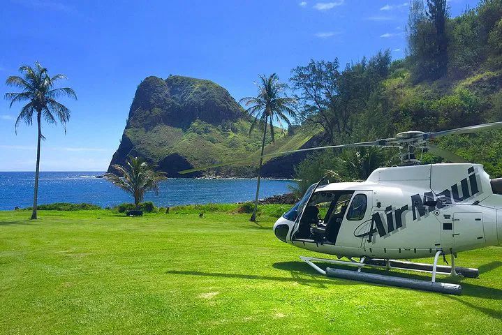 Maui's Majestic Heights: An Oceanfront Helicopter Adventure