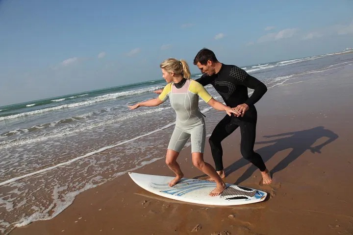 Ride the Waves: Beginner's Surf Lesson at Kalama Beach