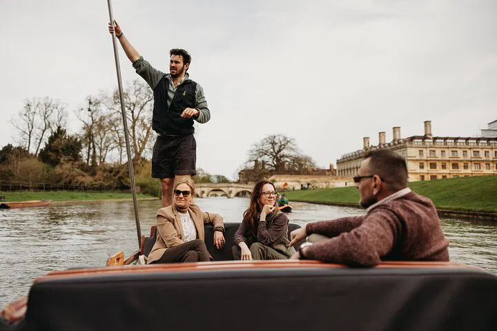 Glide Through Cambridge: Shared Punting Tour on the River Cam