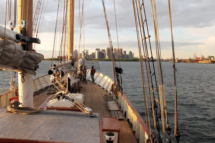 Golden Hour Glamour: NYC Harbor Cocktail Sail Aboard Clipper City!