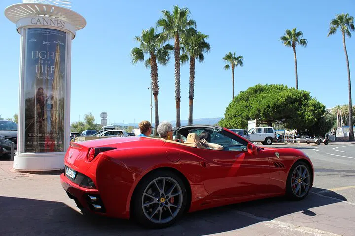 Cannes & Cap d'Antibes Ferrari Tour: Unforgettable Luxury Drive!