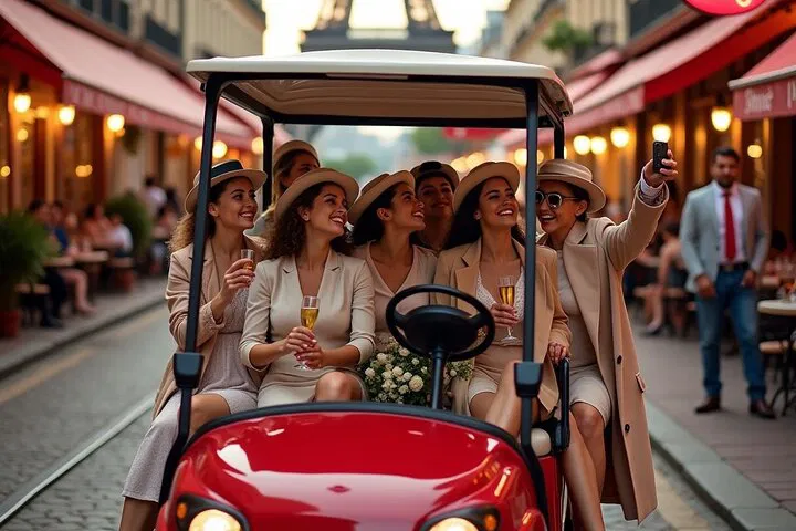 Whisk Through Paris: "Emily in Paris" Golf Cart Adventure!