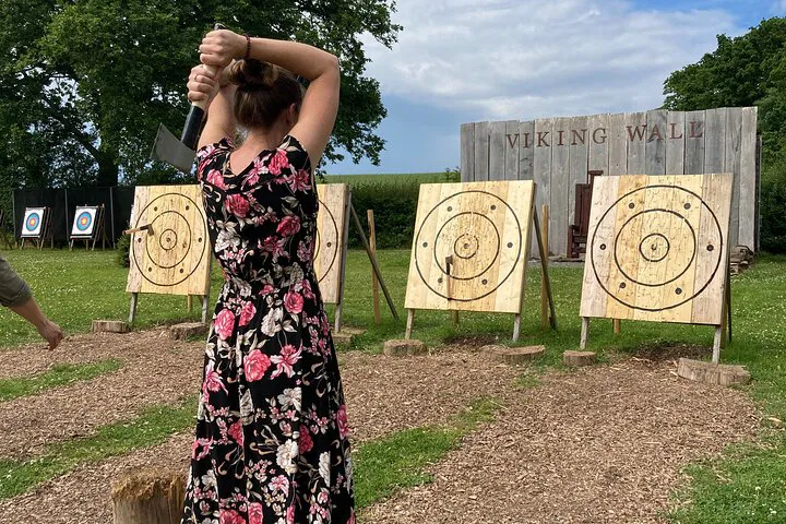 Unleash Your Inner Viking: Axe Throwing, Archery & Nordic Games!