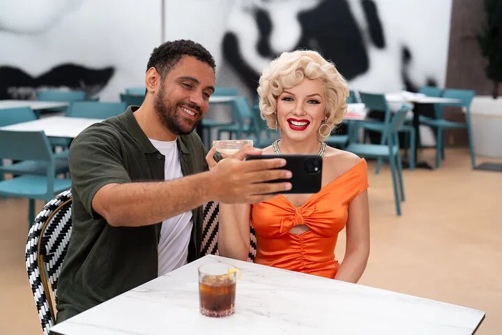 Hollywood Rooftop Dining: Cocktails, Views & Wax Celebrities!