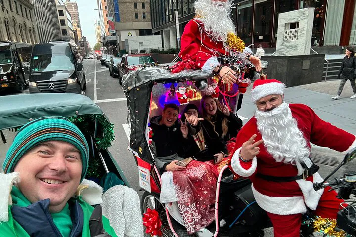 NYC Holiday Lights Pedicab Tour: A Magical Ride Through Festive Streets