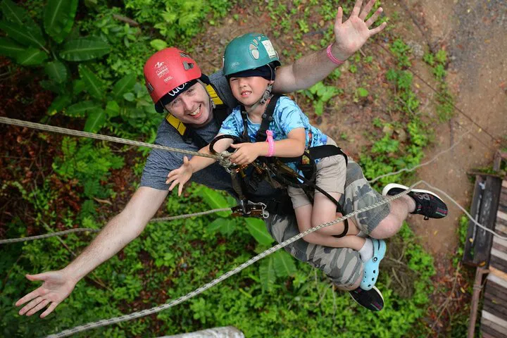 Soar Through Phuket's Jungle: Zipline Adventure at Hanuman World!