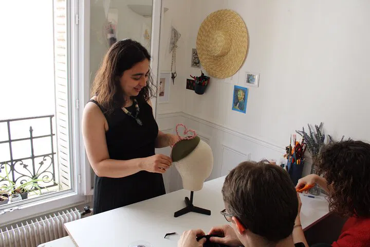 Parisian Beret Creation: Design Your Signature Style in a Charming Workshop!