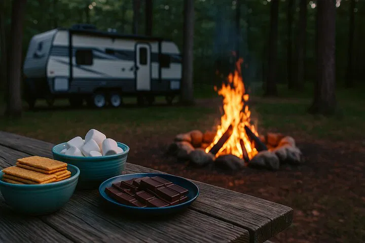 Outdoor Cooking Class: Customizable Recipes & Campfire Fun