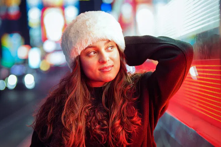 Times Square VIP Photoshoot: Iconic Red Stairs