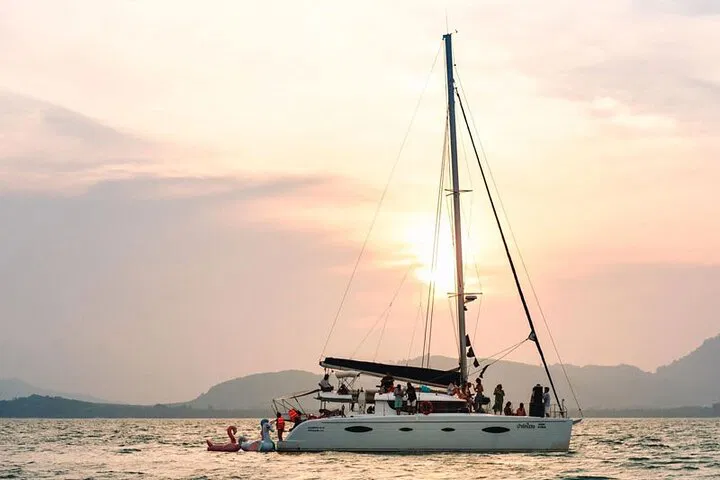 Sunset Serenity: Phuket Private Dinner Cruise on a Catamaran