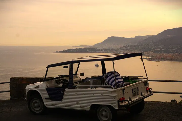 Riviera Tour: Vintage Car to Beaches & Villages
