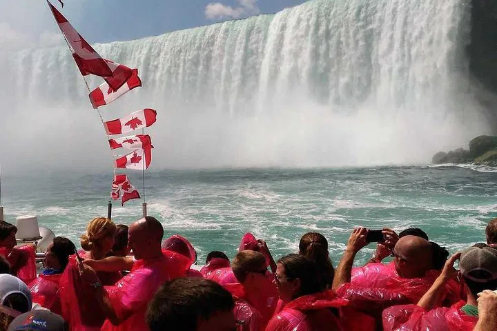 Niagara Falls Adventure: Boat Tour & Journey Behind!