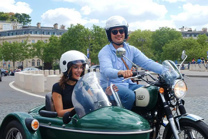 Paris Sidecar Adventure: Champagne, History, and Iconic Views!