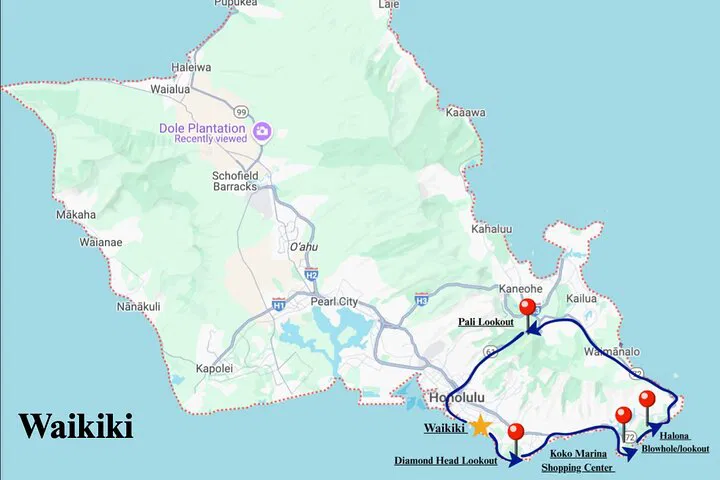 East Oahu Private Tour: Views, Shave Ice & More!