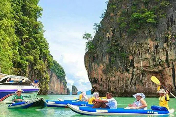 Phang Nga Bay Adventure: Sea Canoeing, Speedboat & James Bond Island!