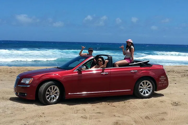 Oahu's South Shore: Luxury Convertible Adventure Awaits!