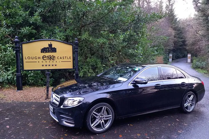 Luxury Transfer: Lough Eske Castle to Dublin Airport with DM Executive Line