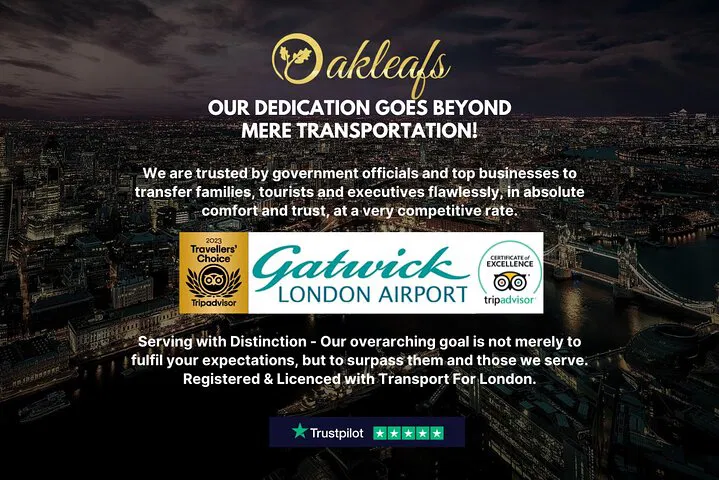 Gatwick Airport Transfers: Personalized Meet & Greet to Central London