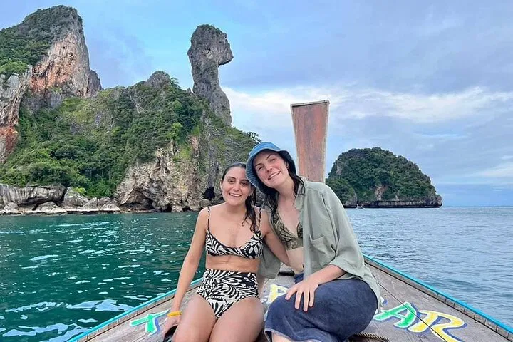 Krabi's Sunset Cruise: 7 Islands, BBQ, and Bioluminescent Wonders!