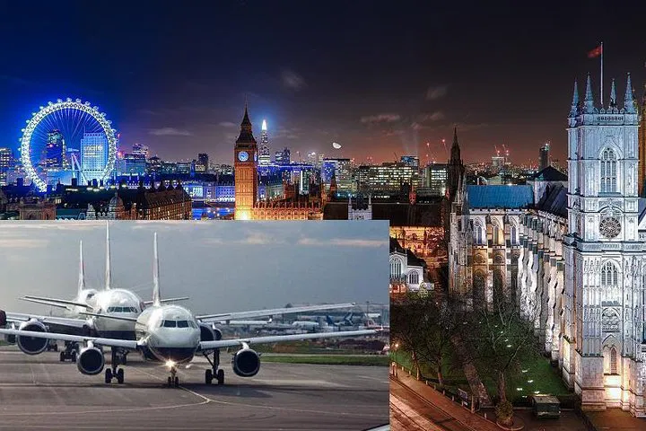 London Layover: Heathrow to Gatwick Airport Private Transfer with City Tour