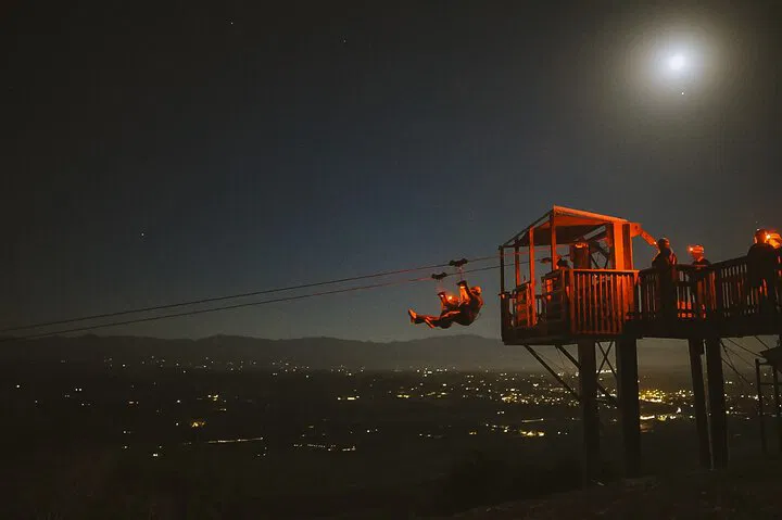 Moonlight Zipline Adventure: Soar Through Santa Ynez Valley!