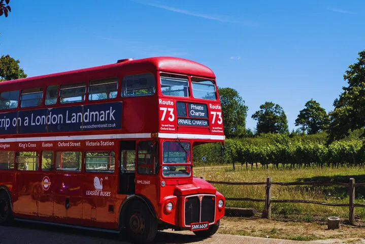 Sussex Vineyard Adventure: Vintage Bus, Wine, and Breathtaking Views!