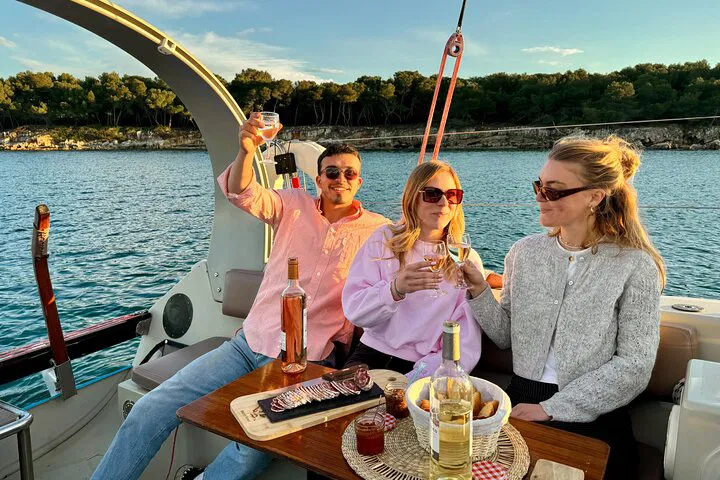 Bask in Coastal Glamour: Unforgettable Sunset Sailing Cruise in Golf Juan