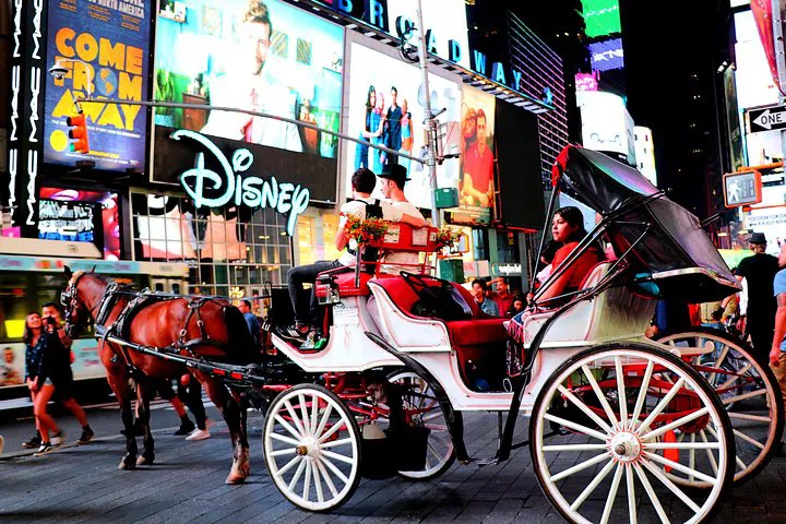 Enchanting NYC: Central Park, Rockefeller, & Times Square Carriage Ride for Four