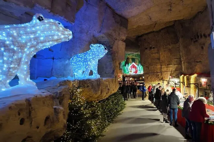 Unearth Christmas Magic: Valkenburg Cave Market Daytrip from Paris