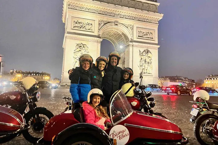 Paris Night Sidecar Tour with Wine - Unique!