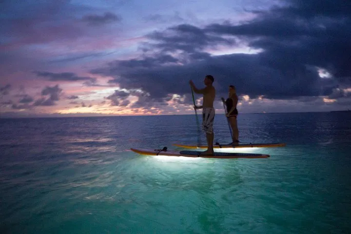 Paddle into Twilight: A Glow-in-the-Dark SUP Adventure in Oahu