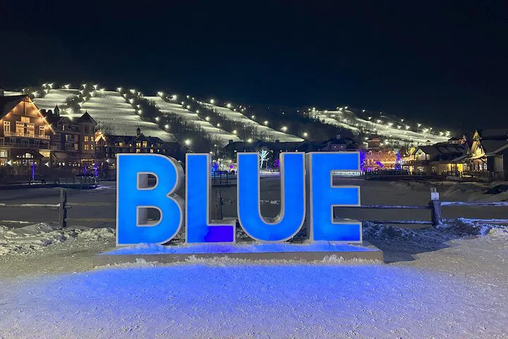 Blue Mountain Winter Day Trip: Skiing, Tubing & Holiday Magic!