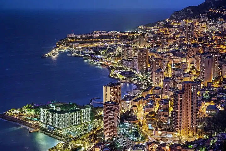 Monaco & Monte Carlo Night Tour from Nice